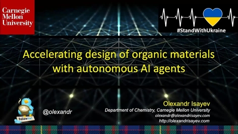 Thumbnail for Plenary Talk: Olexandr Isayev, Carnegie  Mellon University