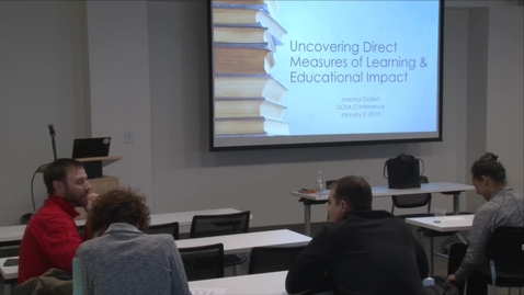 Thumbnail for DOSA Conference 2019_Uncovering Direct Measures of Learning &amp; Educational Impact