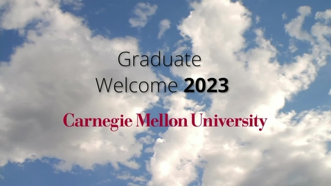 Thumbnail for Orientation 2023-Grad Welcome