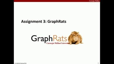 Thumbnail for entry Parallel Computer Architecture and Programming: Lecture 15 - 2-16-18