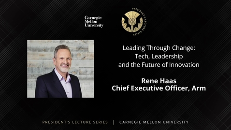 Thumbnail for President's Lecture Series - Renee Haas