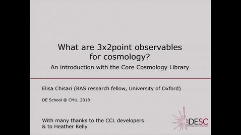 Thumbnail for entry 3x2point observables of cosmology