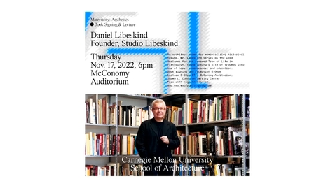 Thumbnail for entry Daniel Libeskind Lecture