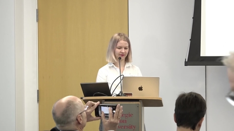 Thumbnail for CBI Fellow Spotlight #2 - Lisa Masserowa, Non-Interactive and Publicly Verifiable Zero Knowledge Proof for Fair Decision Trees.mp4