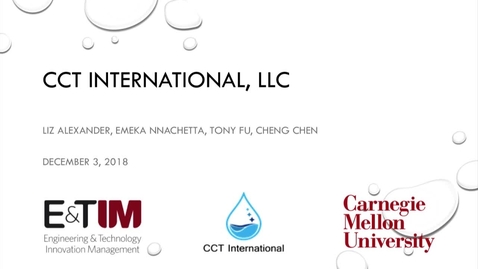 Thumbnail for E&amp;TIM Seminar Internship Presentation - CCT International