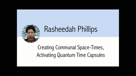 Thumbnail for entry Digital Library Federation - 10/23/17 - Rasheedah Phillips_With Intro