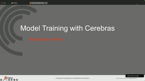 Thumbnail for Neocortex Workshop-PSC: Model Training with Cerebras