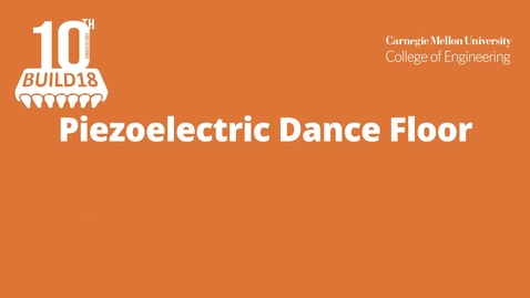 Thumbnail for CIT Build18 Event 2019 Piezoelectric Dance Floor