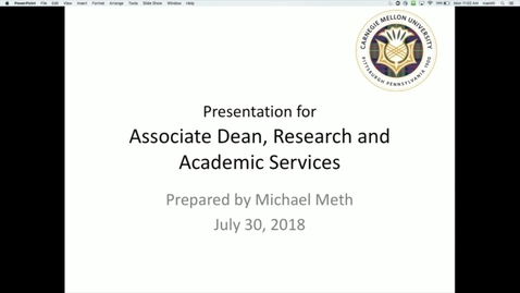 Thumbnail for Michael Meth Presentation