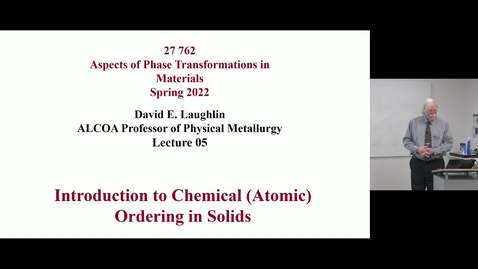 Thumbnail for Aspects of Phase Transformations_Lecture _5