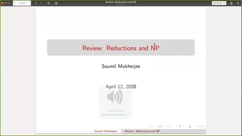 Thumbnail for Reductions and NP Review