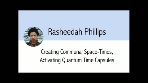 Thumbnail for Digital Library Federation - 10/23/17 - Rasheedah Phillips
