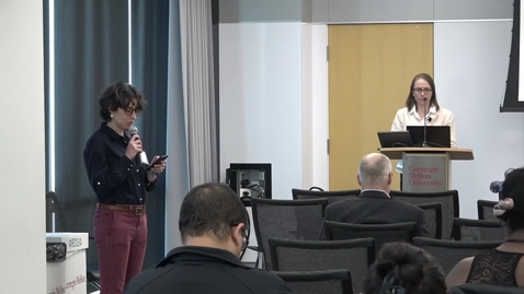 Thumbnail for Keynote 7 - Valerie Karplus, Emerging opportunities and challenges at the intersection of Al, climate change, industry, and the workforce.mp4