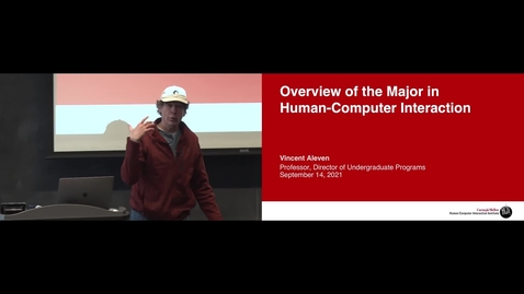Thumbnail for SCS Undergraduate Talks - Human Computer Interaction, Bachelor's Degree Information