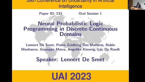 Thumbnail for Neural Probabilistic Logic Programming in Discrete-Continuous Domains