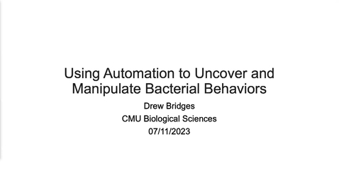 Thumbnail for Parallel Session: Andrew Bridges,  Carnegie Mellon University
