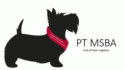 Thumbnail for PT MSBA End of Year Logistics