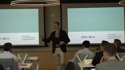 Thumbnail for Ethics and AI - Derek Leben