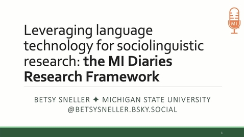 Thumbnail for LTI Colloquium: Betsy Sneller - 4/11/25