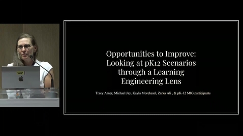 Thumbnail for Opportunities to Improve- Looking at pK12 Scenarios through a Learning Engineering Lens
