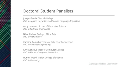 Thumbnail for Orientation 2025, Doctor's Student Panel.mp4