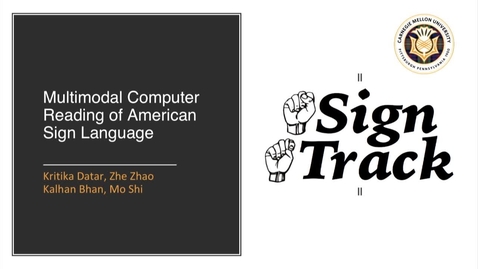 Thumbnail for E&amp;TIM Seminar Internship Presentation - Sign Track