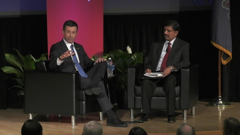 Thumbnail for entry U.S. Secretary of Transportation Pete Buttigieg at Carnegie Mellon University