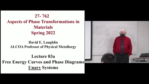 Thumbnail for Aspects of Phase Transformations_Lecture 3