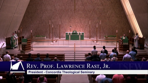 Thumbnail for Kramer Chapel Sermon - Wednesday, June 26, 2019