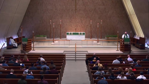 Thumbnail for Kramer Chapel Sermon - Tuesday, January 29, 2019