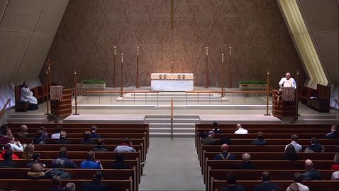 Thumbnail for Kramer Chapel Sermon - Friday, January 11, 2019