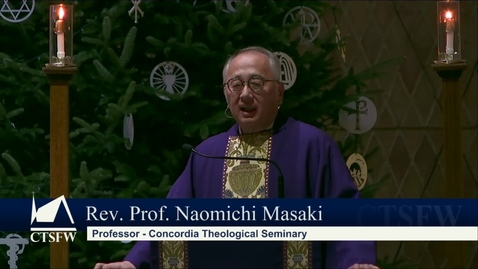 Thumbnail for Kramer Chapel Sermon - Wednesday, December 11, 2024