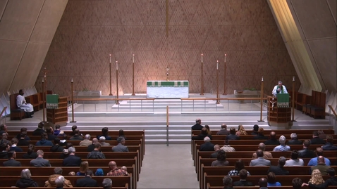 Thumbnail for Kramer Chapel Sermon - Thursday, November 4, 2021