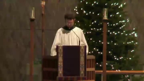 Thumbnail for Kramer Chapel Sermon - December 15, 2014