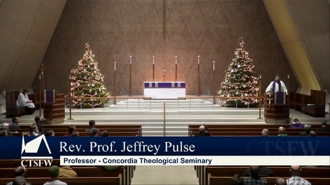 Thumbnail for Kramer Chapel Sermon - Friday, December 20, 2024