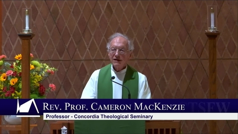 Thumbnail for Kramer Chapel Sermon - Monday, November 8, 2021