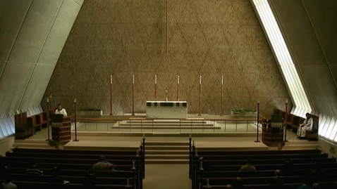 Thumbnail for Kramer Chapel Sermon - January 27, 2015