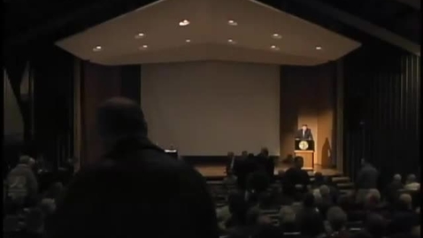 Thumbnail for Symposia 2011 - Walther and the Third Use of the Law - Video