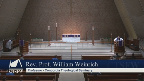 Thumbnail for Kramer Chapel Sermon - Thursday, February 22, 2024