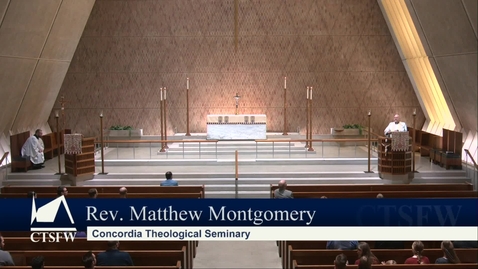 Thumbnail for Kramer Chapel Sermon - Monday, April 8, 2024