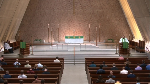 Thumbnail for Kramer Chapel Sermon - Friday, September 20, 2024