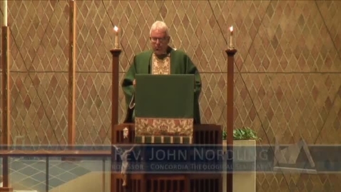 Thumbnail for Kramer Chapel Sermon - November 11, 2015
