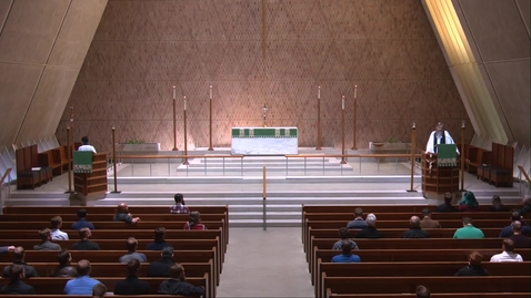 Thumbnail for Kramer Chapel Sermon - Tuesday, October 26, 2021