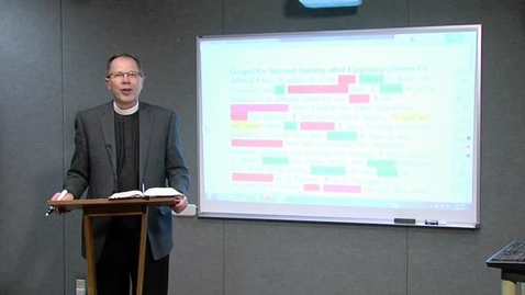 Thumbnail for Lectionary Podcast - Epiphany 2 - Series C - Gospel - with Dr. Charles Gieschen