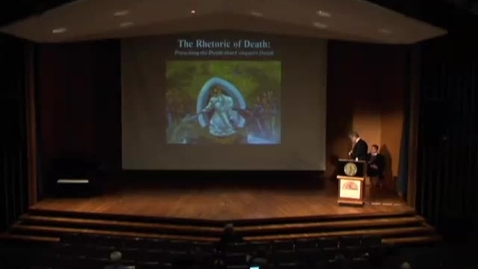 Thumbnail for The Rhetoric of Death: Preaching the Death that Conquers Death