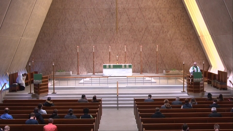 Thumbnail for Kramer Chapel Sermon - Thursday, January 21, 2021