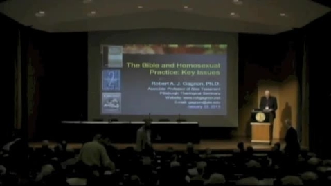 Thumbnail for Why Attempts to Make the Bible Supportive of Homosexual Practice Don't Work: A look at Recent Scholarship