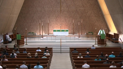 Thumbnail for Kramer Chapel Sermon - Monday, October 21, 2024