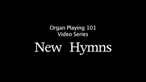 Thumbnail for entry New Hymns