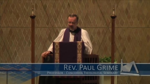 Thumbnail for Kramer Chapel Sermon - March 22, 2016